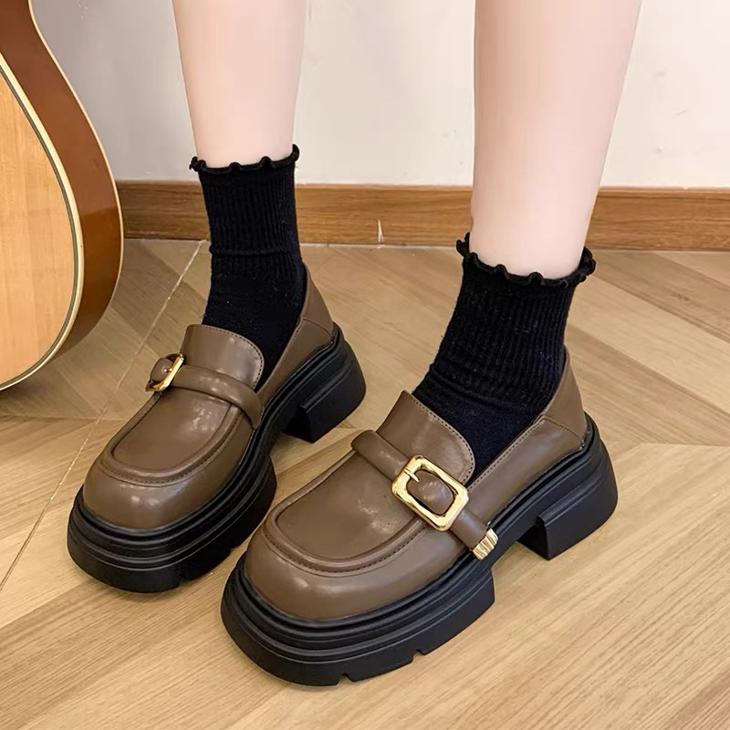 Giày lolita nữ đế đốc, giày tây mary jane phong cách ulzzang giày học sinh đi chơi đi chơi.Ms:LLT009