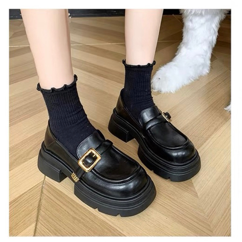 Giày lolita nữ đế đốc, giày tây mary jane phong cách ulzzang giày học sinh đi chơi đi chơi.Ms:LLT009