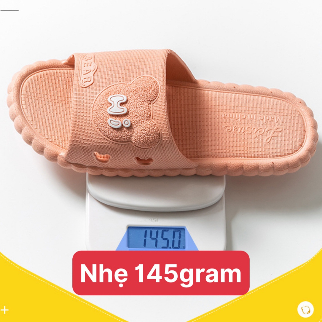 Dép nữ đi trong nhà tắm văn phòng quai ngang kiểu lê chống trơn trượt đi mưa unisex ulzzang