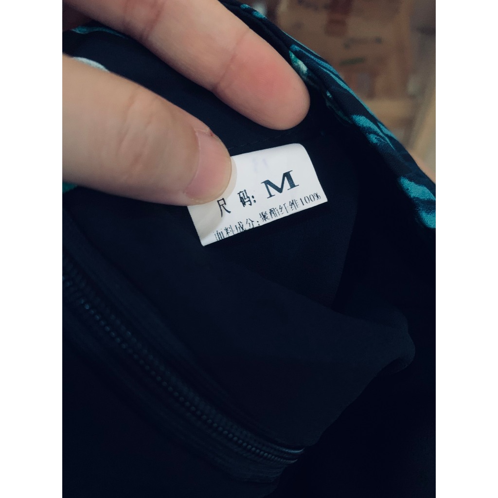 Váy voan đi biển dài xẻ tà trước và sau