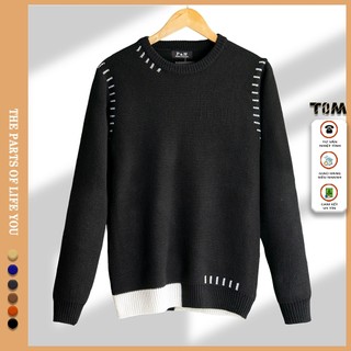 Áo len nam cổ tròn kiểu dáng hàn quốc AL3016