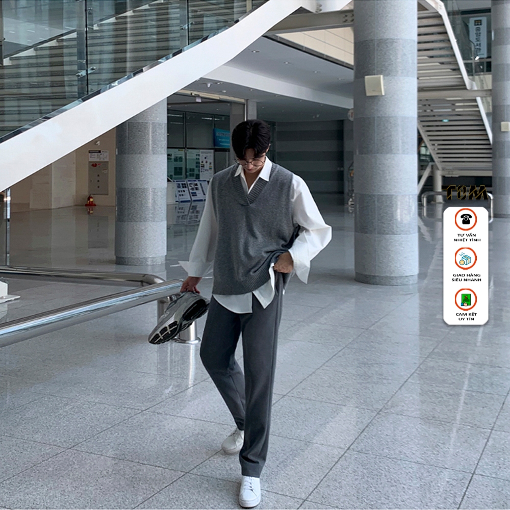 Áo len gile nam  kiểu dáng hàn quốc AL3021