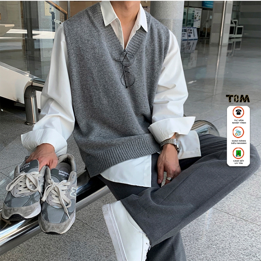 Áo len gile nam  kiểu dáng hàn quốc AL3021