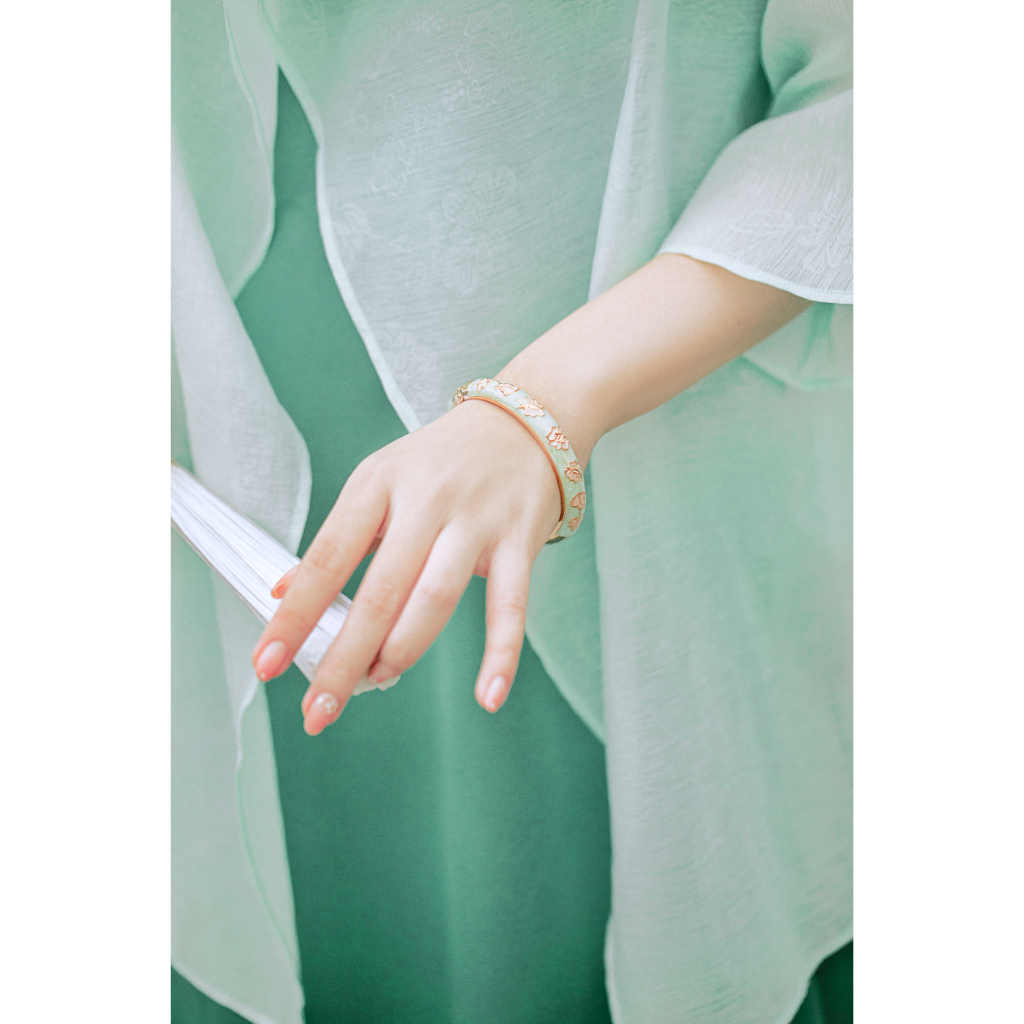 Sumire Store Vòng tay Phụng Nghi - Xanh ngọc