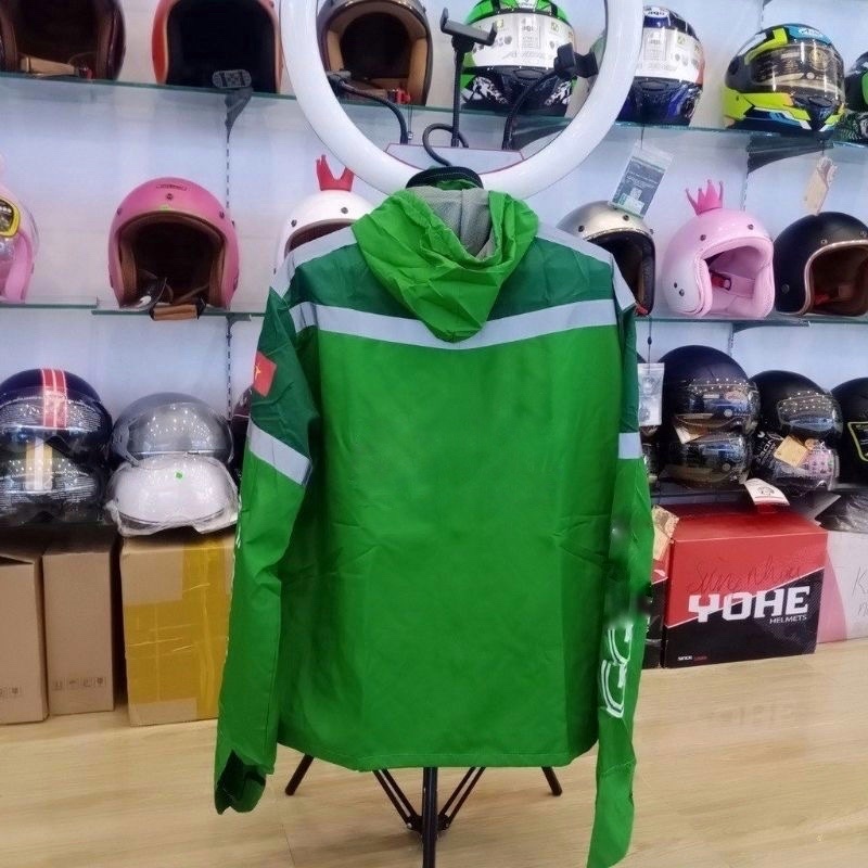 Áo Khoác Grabb Xe Ôm Vải Dù 2 Lớp Thoáng Mát