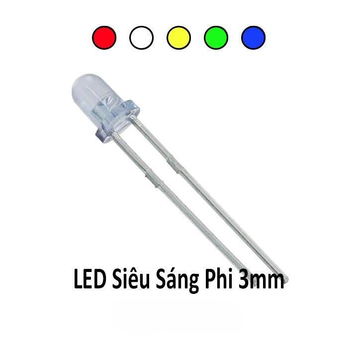 LED Siêu Sáng Phi 3mm