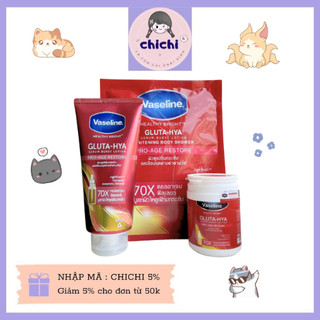 Kem kích trắng body vaseline 70x gluta hũ 200g