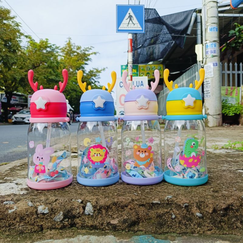 BÌNH NƯỚC HƯơU CHO BÉ, BÌNH NƯỚC ĐI HỌC