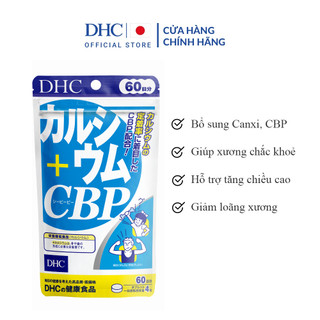 Tpbvsk DHC Calcium+CBP 60 ngày (Viên uống DHC Canxi giúp xương chắc khoẻ, giảm đau nhức xương khớp)
