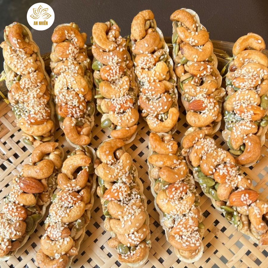 Bánh Mix 2 Loại Rong biển hạt + Bánh thuyền Mix hạt