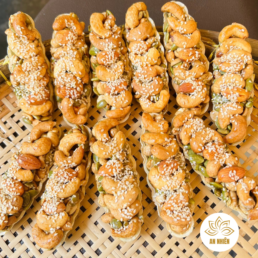 Bánh Mix 2 Loại Rong biển hạt + Bánh thuyền Mix hạt