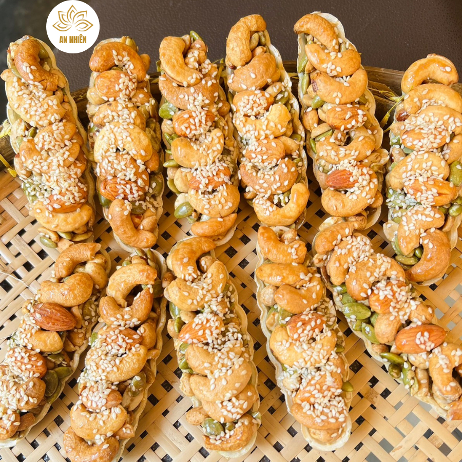 Bánh Mix 2 Loại Rong biển hạt + Bánh thuyền Mix hạt