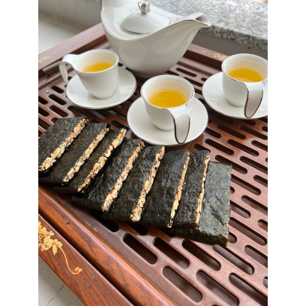 Bánh Mix 2 Loại Rong biển hạt + Bánh thuyền Mix hạt