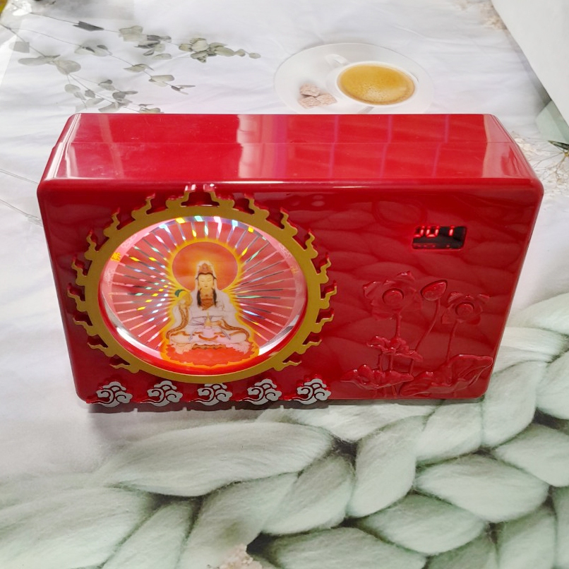 Máy nghe tụng kinh niệm Phật 21 bài có đèn