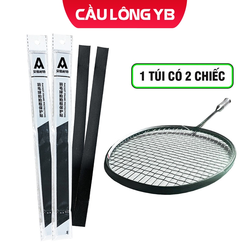 Miếng dán bảo vệ đầu vợt cầu lông   tránh trầy xước, vợt tennis, da PU chống mài mòn, giá siêu rẻ