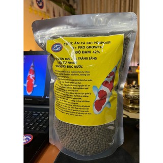 Cám cá koi porpoise a+ pro growth cao cấp tăng trưởng lên màu tự nhiên - độ đạm 40%-thức ăn cá koi
