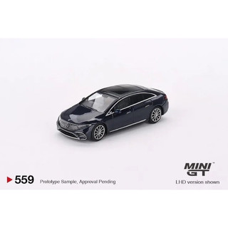 Mohinhxeps-1/64_mini gt #559 mercedes-benz eqs 580 4matic nautical blue metallic rhd