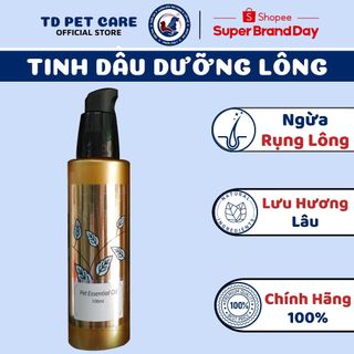 Lọ Tinh Dầu Nước Hoa Dưỡng Lông Cho Chó Mèo Show Queen - Chai Xịt Dưỡng Lông Mèo TD Pet Care