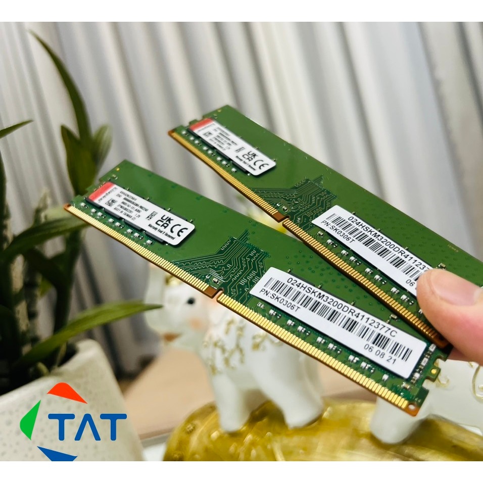 Ram Kingston 8GB 3200Mhz DDR4 Dùng Cho Máy Tính PC Desktop - Bảo hành 36 tháng 1 đổi 1