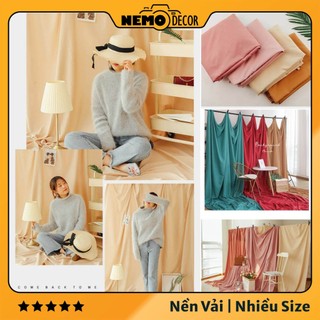 Nền Vải Chụp Ảnh Khổ Lớn chụp Lookbook, Livestream - Nemo Decor