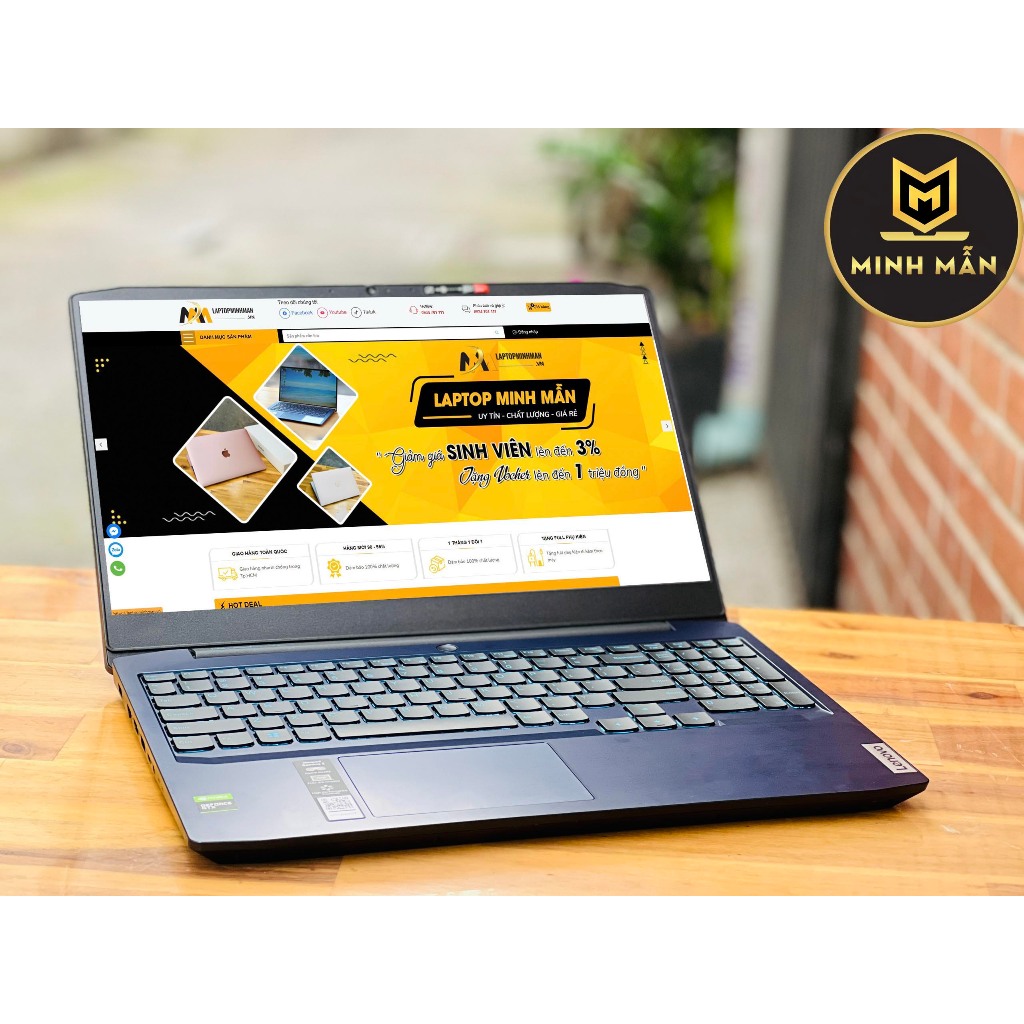 LENOVO IDEAPAD GAMING 3 15IMH05 i5 10300H/ RAM 8GB/ SSD 512GB/ 15.6INCH FHD/ GTX1650Ti 4GB/ ĐÈN PHÍM XANH/ CHUYÊN GAME