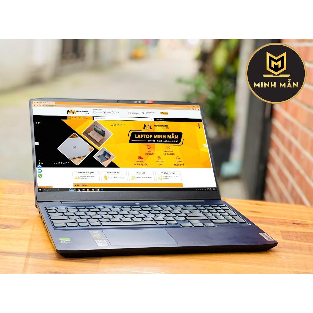 LENOVO IDEAPAD GAMING 3 15IMH05 i5 10300H/ RAM 8GB/ SSD 512GB/ 15.6INCH FHD/ GTX1650Ti 4GB/ ĐÈN PHÍM XANH/ CHUYÊN GAME