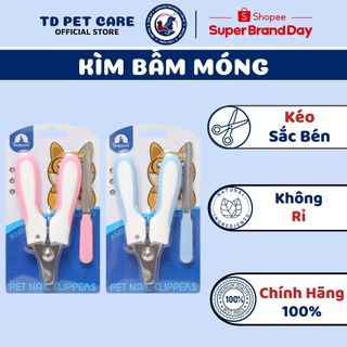 Bộ Bấm Móng Tay Dành Cho Chó Mèo Kèm Dũa - Kìm Bấm Móng Dành Cho Thú Cưng TD Pet Care