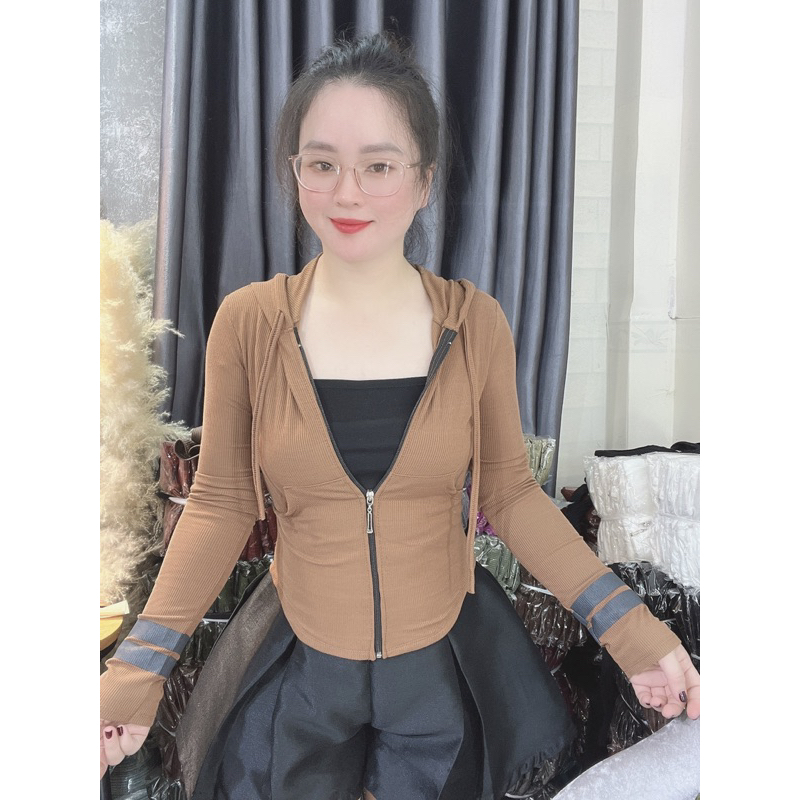 Áo Khoác Mỏng Ủ Kem,Tay Sọc, TRENDING XU HƯỚNG ÁO KHOÁC Ủ KEM TAY DÀI CHẤT THUN GÂN
