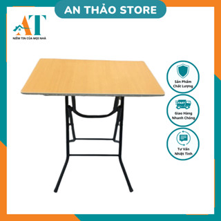 Bàn gấp 50x70 chân cao 73cm sơn tĩnh điện siêu bền