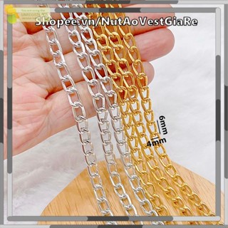 Tổng hợp các mẫu Dây Xích (Không kèm móc càng cua) Nhiều Kiểu, Nhiều Size Trang Trí Áo Quần, Làm Quai Túi Xách ST2