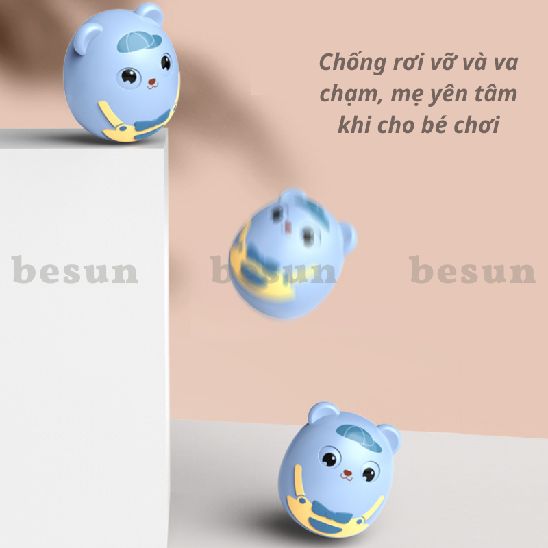 Lật đật to cho bé BESUN biết gật gù, có chuông kêu kích thích giác quan