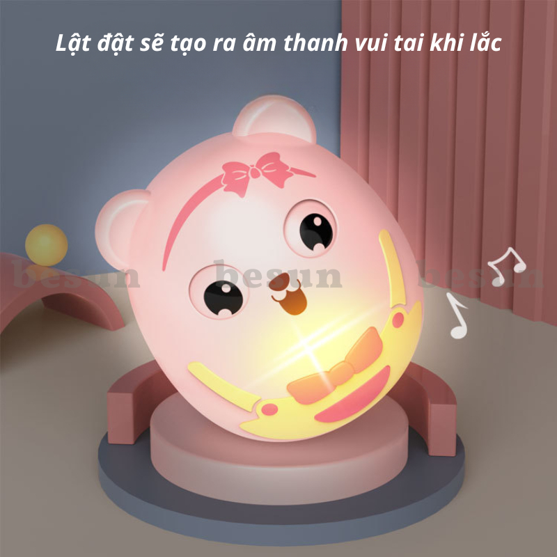 Lật đật to cho bé BESUN biết gật gù, có chuông kêu kích thích giác quan