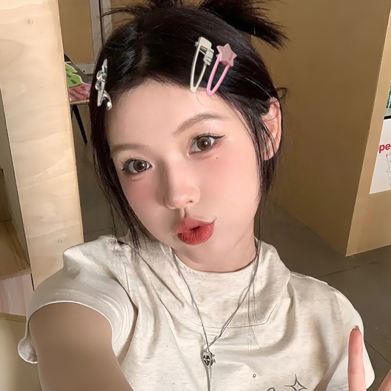 SET 15 Kẹp Tóc Mái Đính Đá Cao Cấp