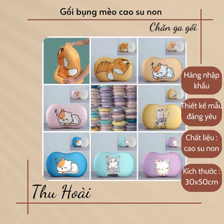 Gối Cao Su Non Bụng Mèo,có nhiều màu lựa chọn