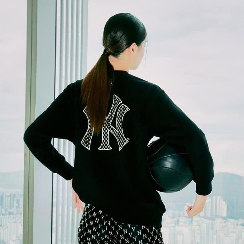 Áo Sweater MLB Chất Liệu Nỉ Bông Form Rộng Nam Nữ in Cao Cấp Mềm Mịn thương hiệu STY