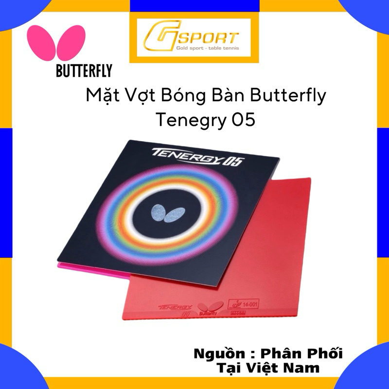 Mặt Vợt Bóng Bàn Butterfly Tenergy 05 - Hàng Chính Hãng Made In Japan