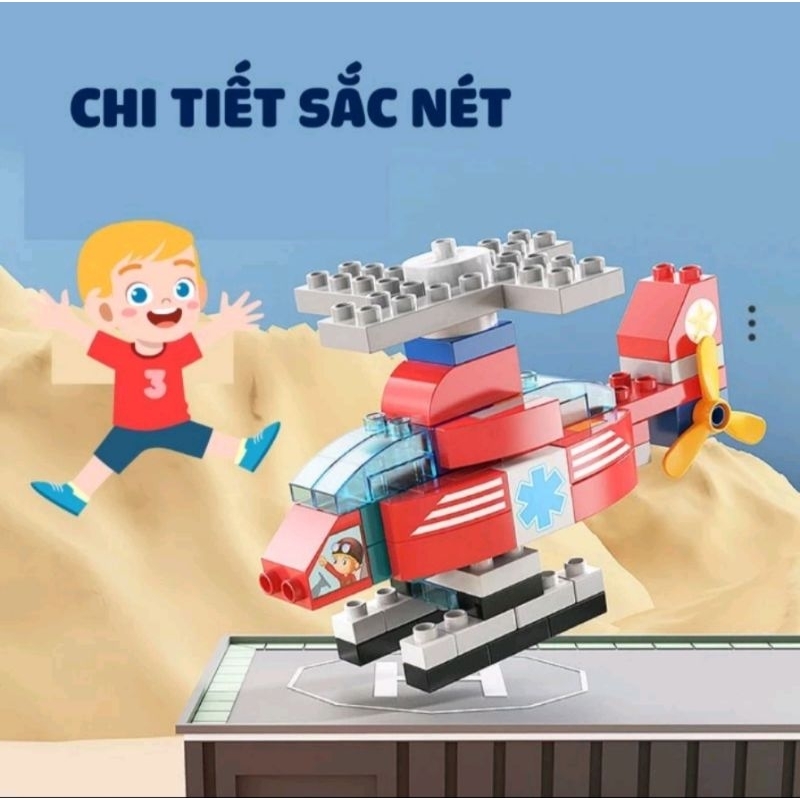 Bộ Lắp Ghép Mô Hình DUPLO 195 Chi Tiết Siêu To Khổng Lồ  Đồ Chơi Thông Minh Cho Bé