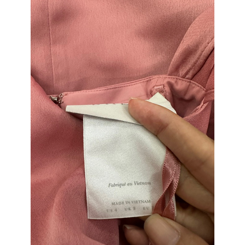 Đầm lụa BHLDN Cleo Off-The-Shoulder Satin Maxi Dress