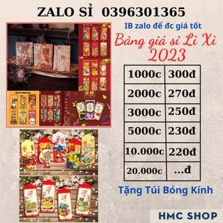 Combo 1000 bao lì xì tết 2024,lì xì giá sỉ tết giáp thìn