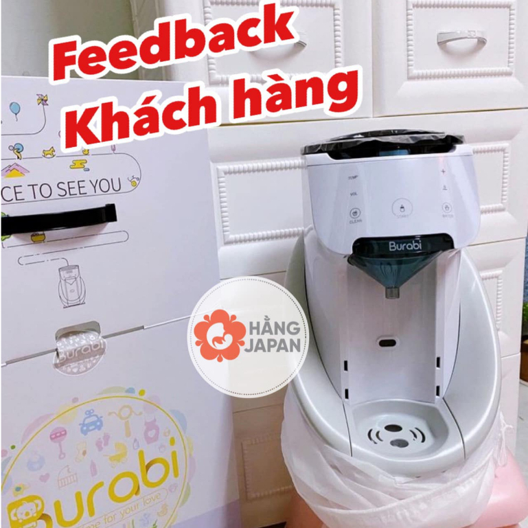 Máy pha sữa cho bé Burabi Plus/Smart - Bảo hành chính hãng 1 năm hỗ trợ kỹ thuật trọn đời