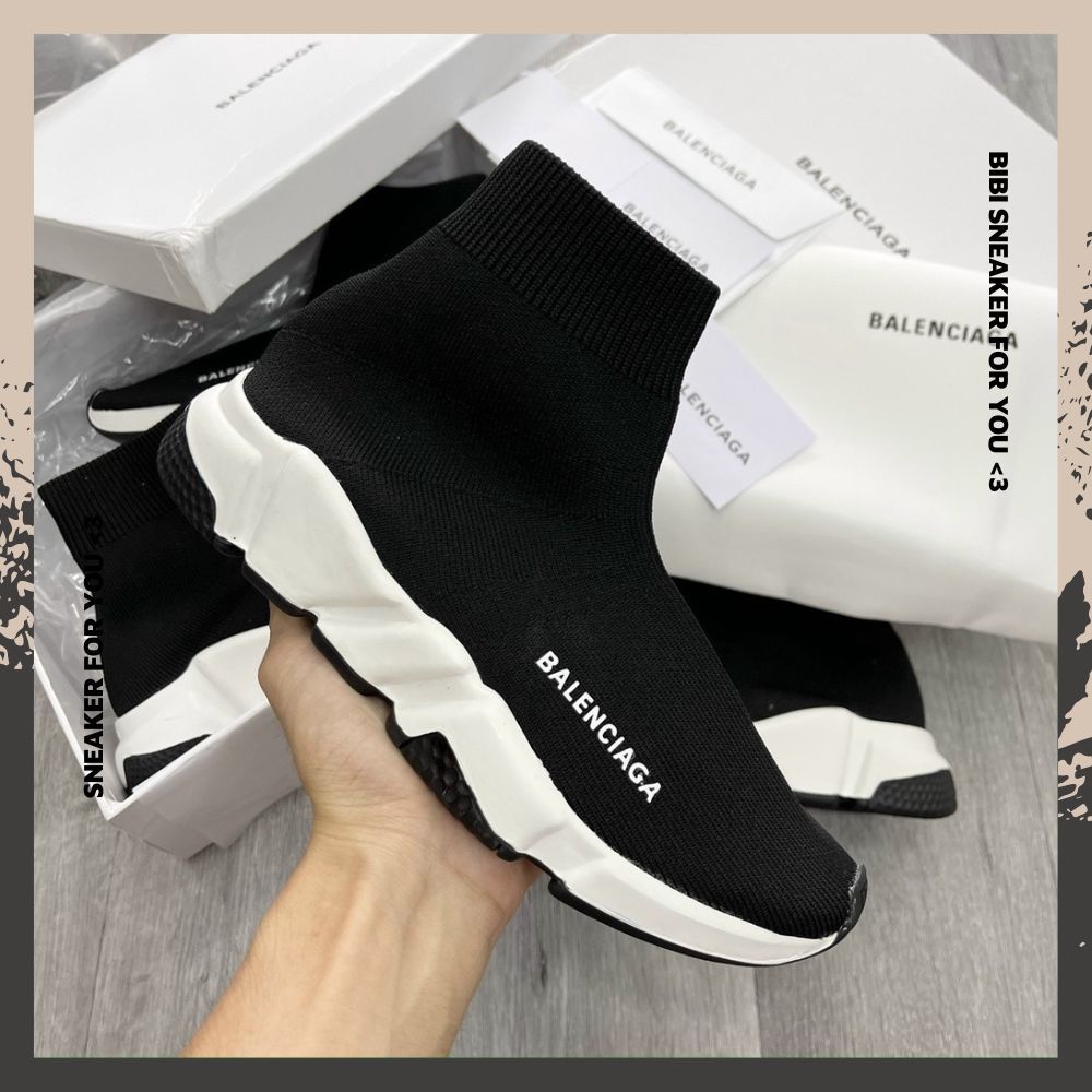 Giày Balenciaga Speed Cổ Cao Nam Nữ, Giày Thể Thao Sneaker Hàng Cao Cấp Full Box Bill - BIBISNEAKER