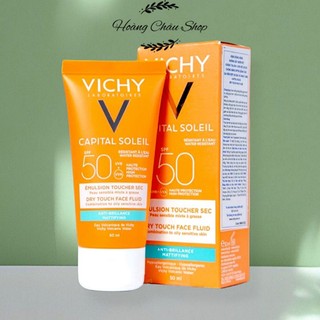 Kem chống nắng dưỡng da vichy 50ml - không gây nhờn rít - dòng cho da dầu
