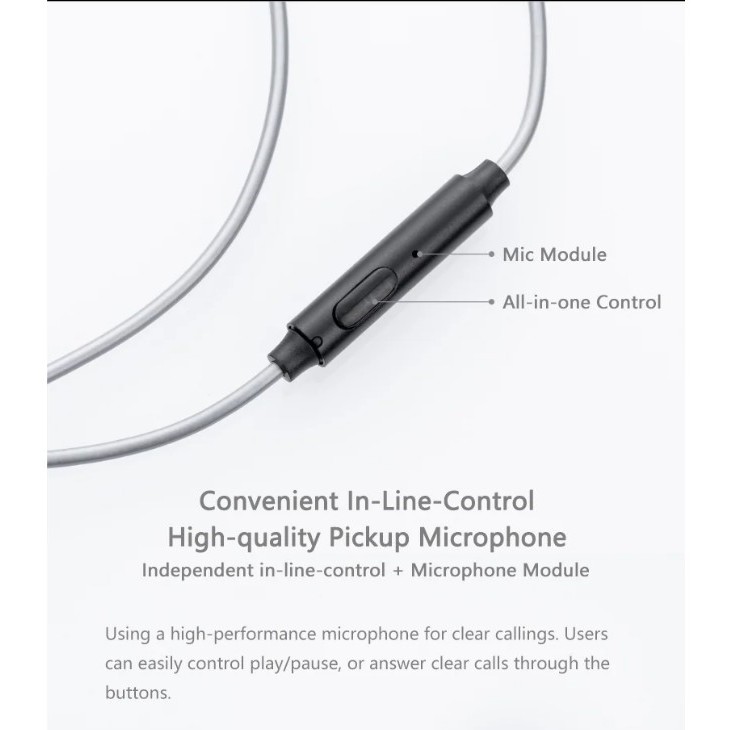 Dây Cáp nâng cấp tai nghe MOONDROP MC1 | OFC 4N | Có Mic