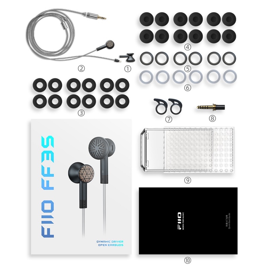 Tai Nghe FiiO FF3S Hifi Earbuds | ACOUSTIC,CLASSICAL,VOCAL,POP | Dynamic 14,2mm & Berylium Driver