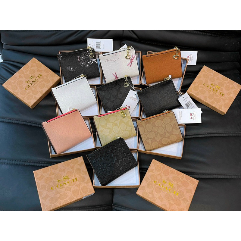 Ví Coach Small Snap Card Case