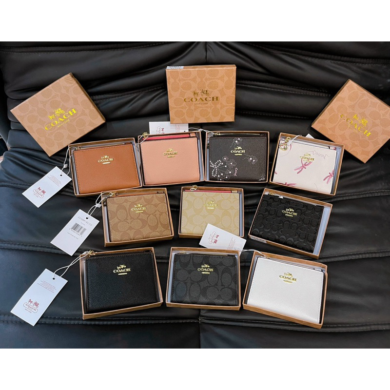 Ví Coach Small Snap Card Case