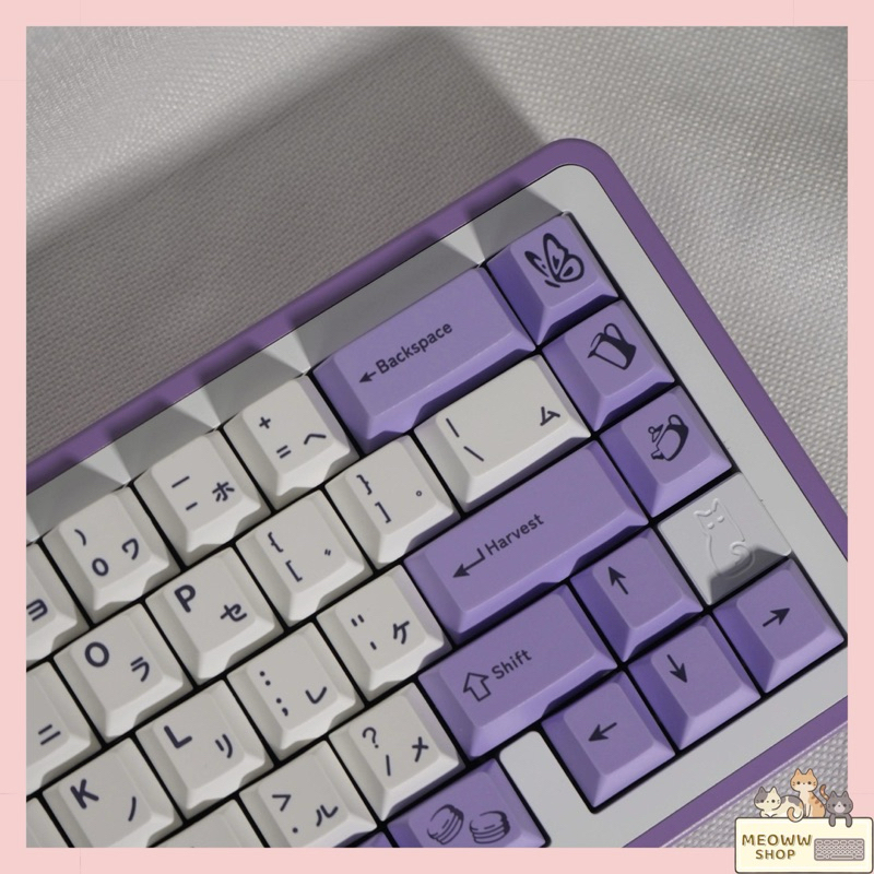 Keycap Lavender màu tím pastel giá rẻ cho bàn phím cơ