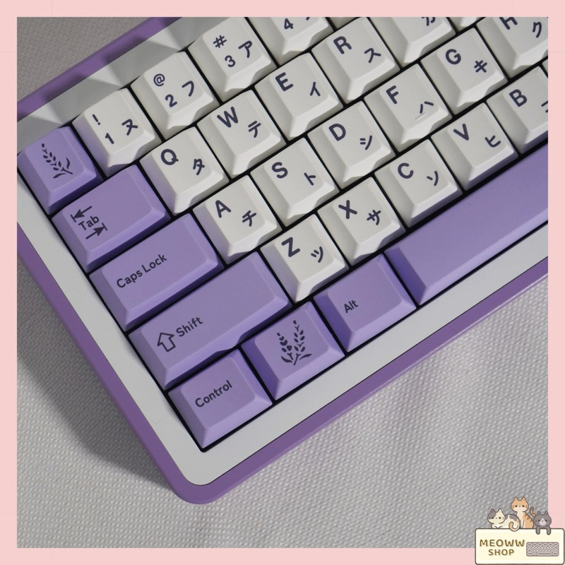 Keycap Lavender màu tím pastel giá rẻ cho bàn phím cơ