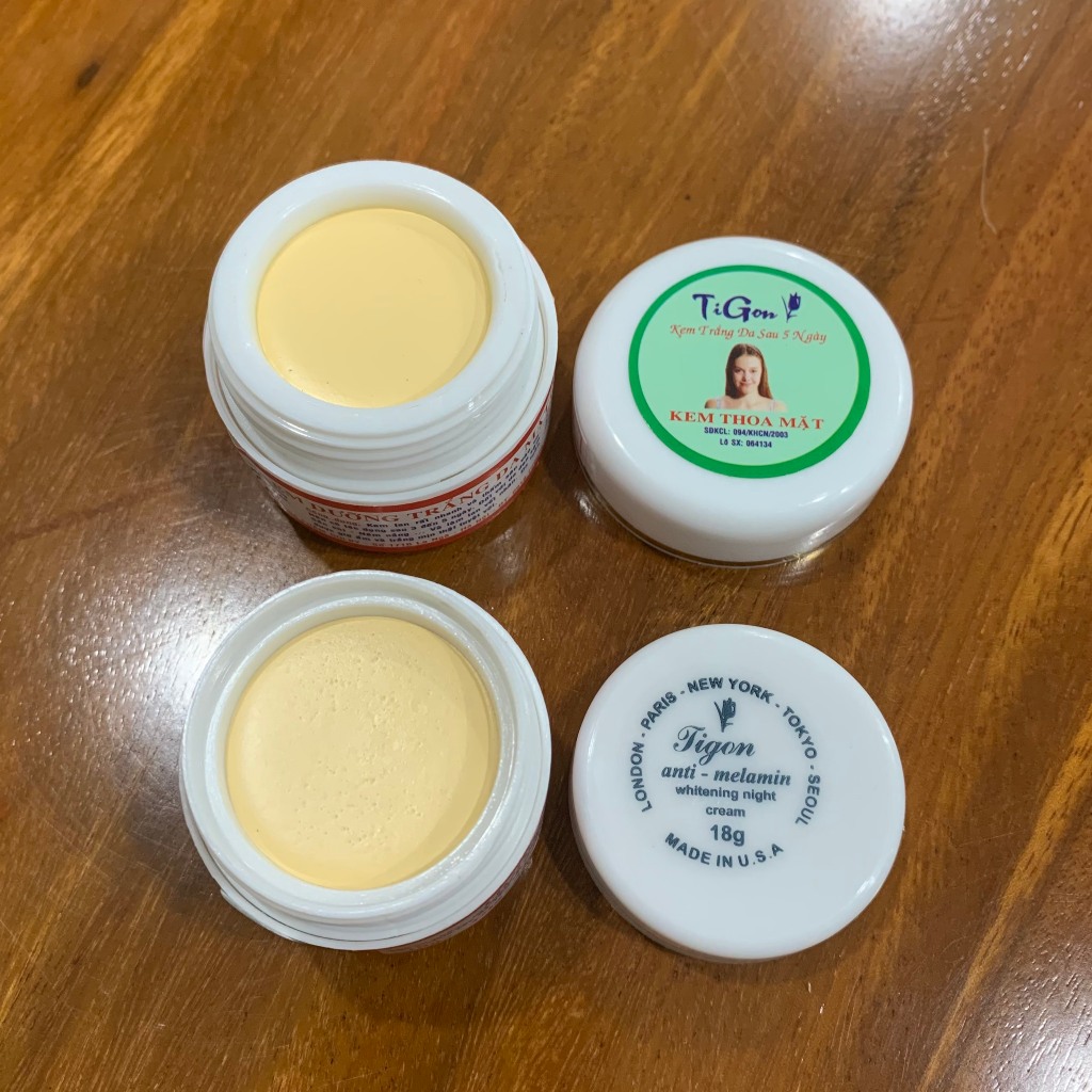 Kem Dưỡng Trắng Da Mặt Tigon 18g - CH121