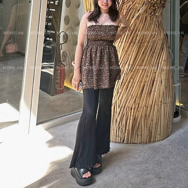 Áo quây bèo hoa nhí - Tube Top bèo